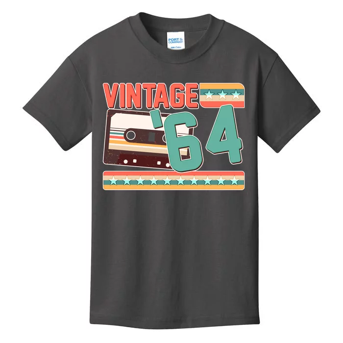 Vintage 1964 60th Birthday Cassette Tape Kids T-Shirt