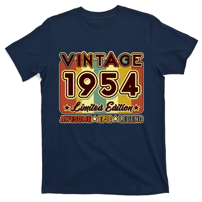 Vintage 1954 70th Birthday Limited Edition Awesome Epic Legend T-Shirt