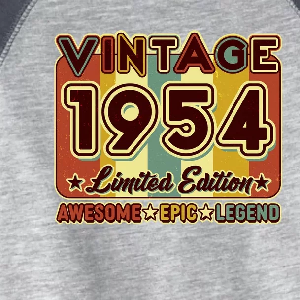 Vintage 1954 70th Birthday Limited Edition Awesome Epic Legend Toddler Fine Jersey T-Shirt