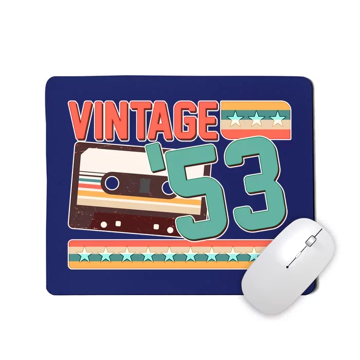 Vintage 1953 70th Birthday Cassette Tape Mousepad