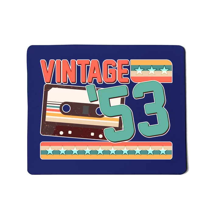 Vintage 1953 70th Birthday Cassette Tape Mousepad