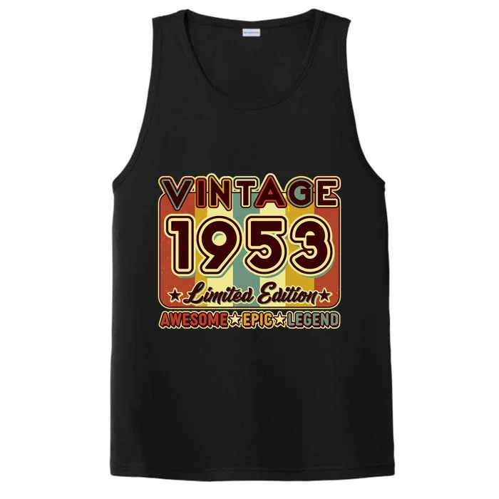 Vintage 1953 70th Birthday Limited Edition Awesome Epic Legend Performance Tank