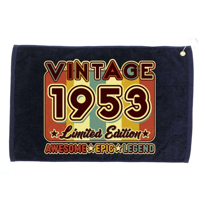 Vintage 1953 70th Birthday Limited Edition Awesome Epic Legend Grommeted Golf Towel