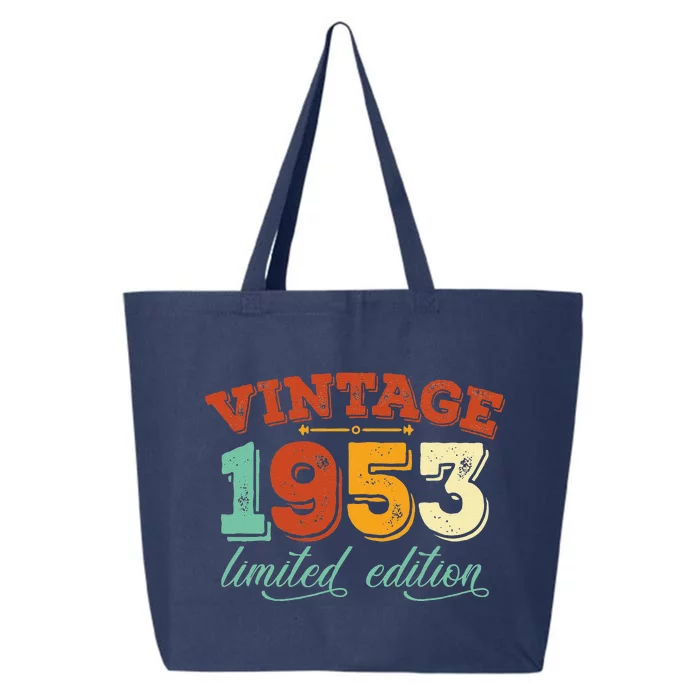 Vintage 1953 70th Birthday Award Women 70 Years Old 25L Jumbo Tote