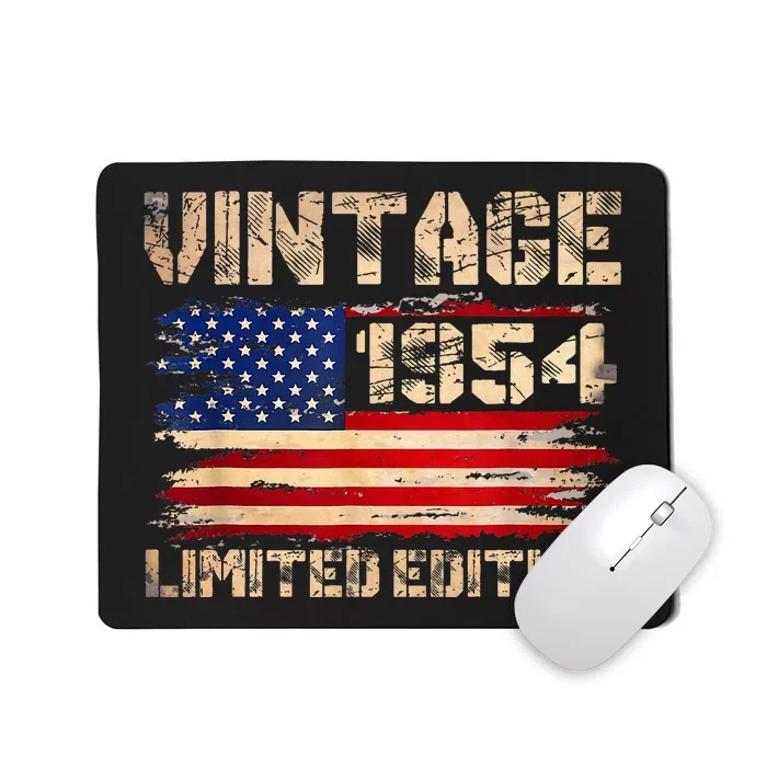 Vintage 1954 70th Birthday Gifts 70 Years Old Mousepad