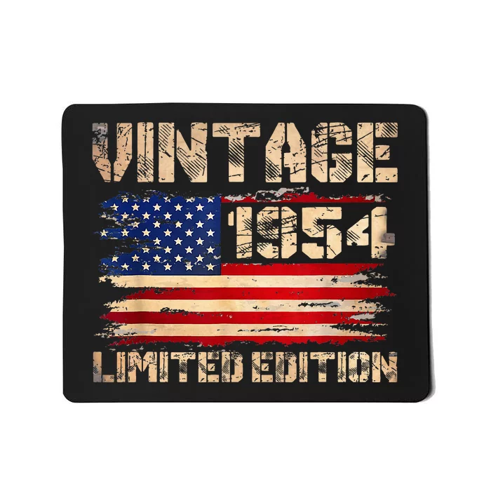 Vintage 1954 70th Birthday Gifts 70 Years Old Mousepad