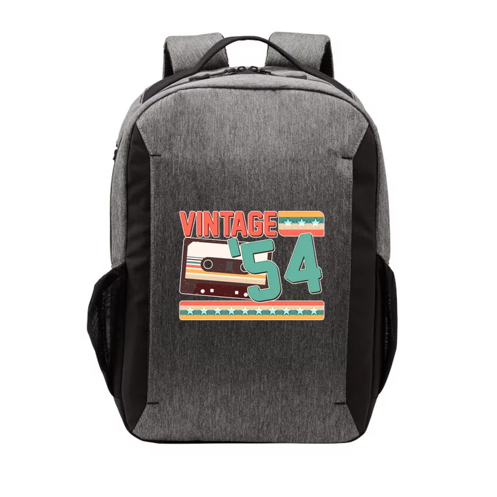 Vintage 1954 70th Birthday Cassette Tape Vector Backpack