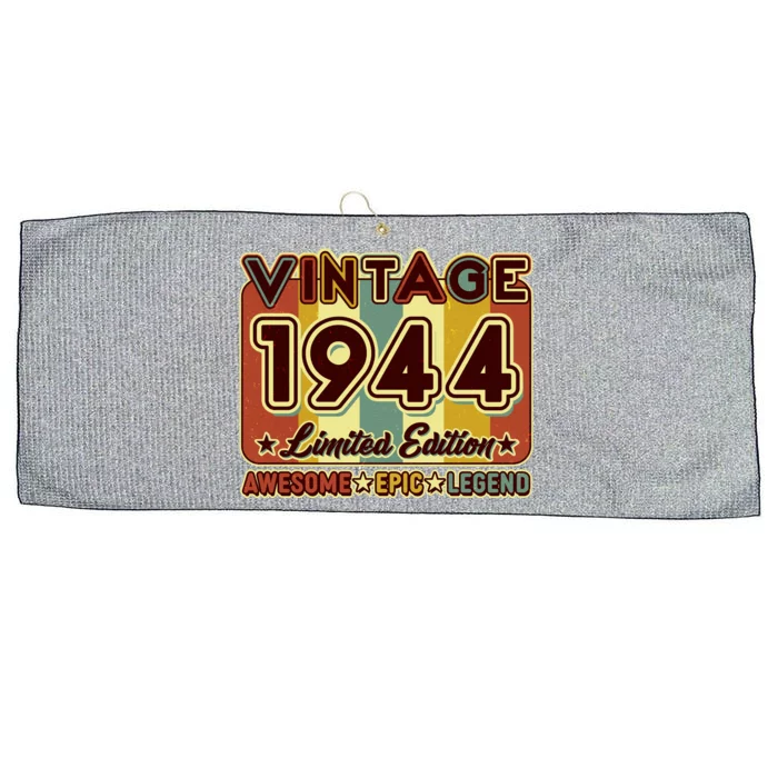 Vintage 1944 80th Birthday Limited Edition Awesome Epic Legend Large Microfiber Waffle Golf Towel