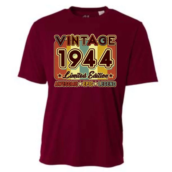 Vintage 1944 80th Birthday Limited Edition Awesome Epic Legend Cooling Performance Crew T-Shirt