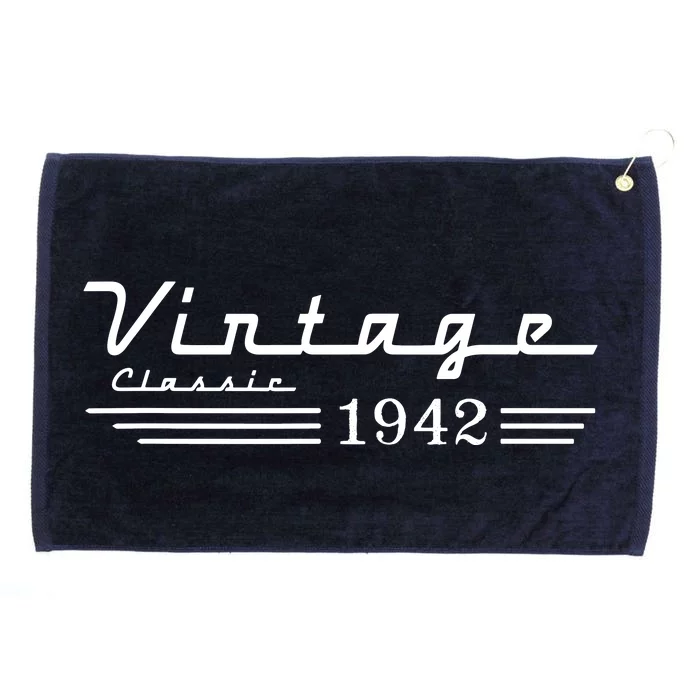 Vintage 1942 80th Birthday Grommeted Golf Towel