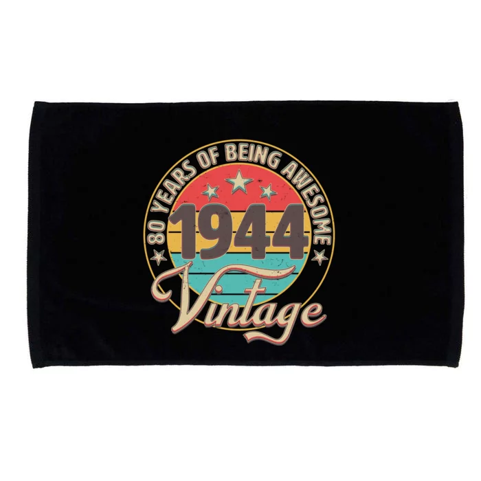 Vintage 1944 80 Years Of Being Awesome Microfiber Hand Towel