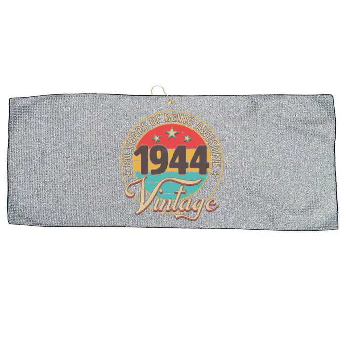 Vintage 1944 80 Years Of Being Awesome Large Microfiber Waffle Golf Towel