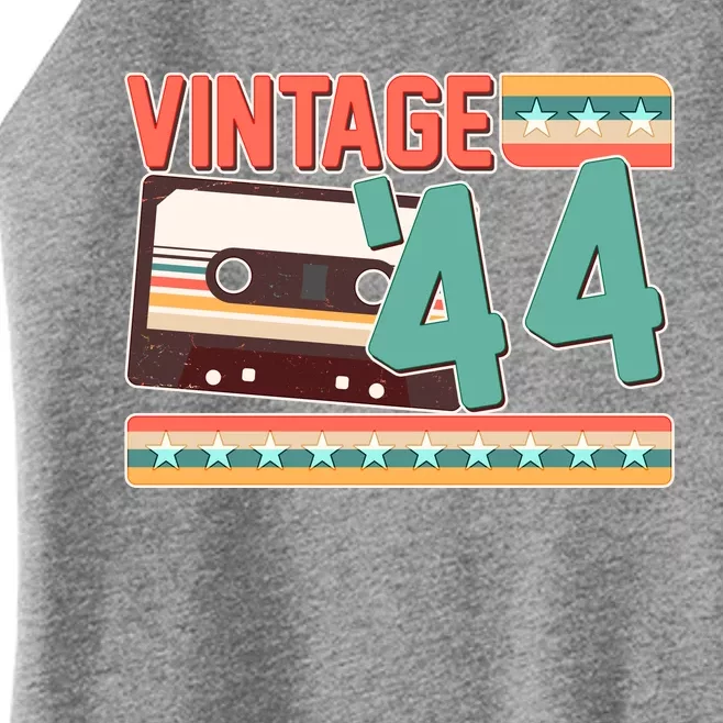 Vintage 1944 80th Birthday Cassette Tape Women’s Perfect Tri Rocker Tank