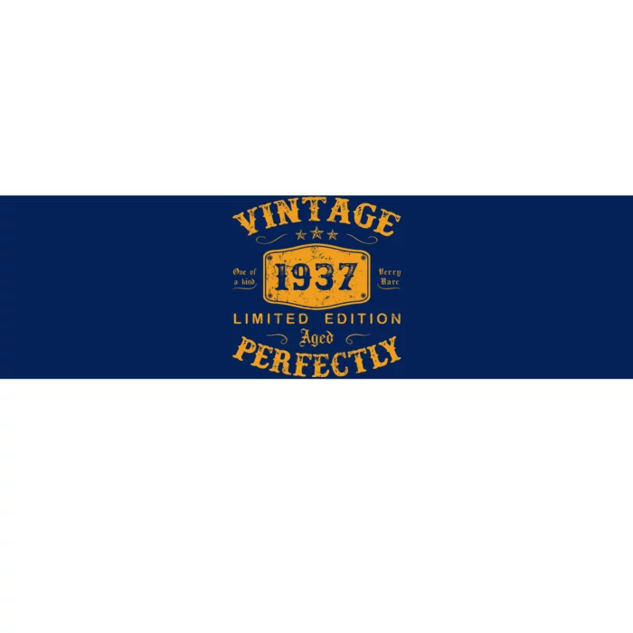 Vintage 1937 85 Birthday Gifts 85th Birthday Gifts Bumper Sticker