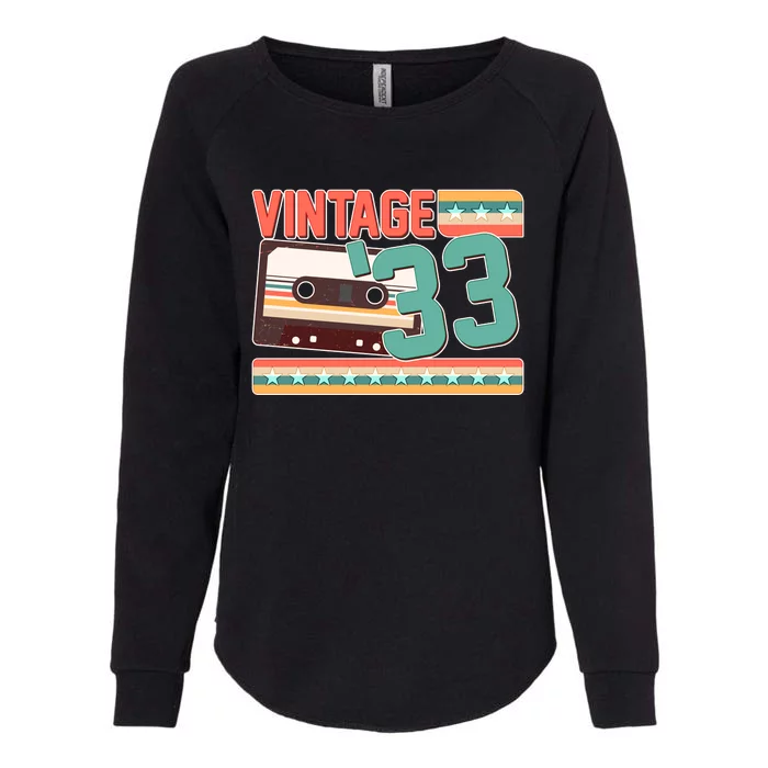 Vintage 1933 90th Birthday Cassette Tape Womens California Wash Sweatshirt