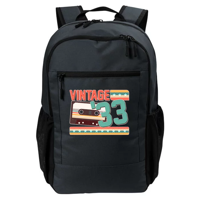 Vintage 1933 90th Birthday Cassette Tape Daily Commute Backpack