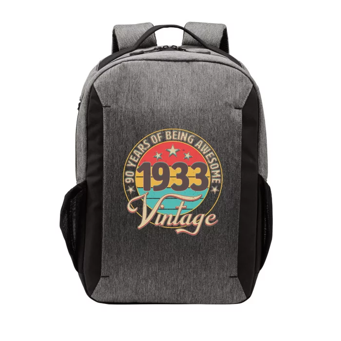 Vintage 1933 90 Years Of Being Awesome Vector Backpack