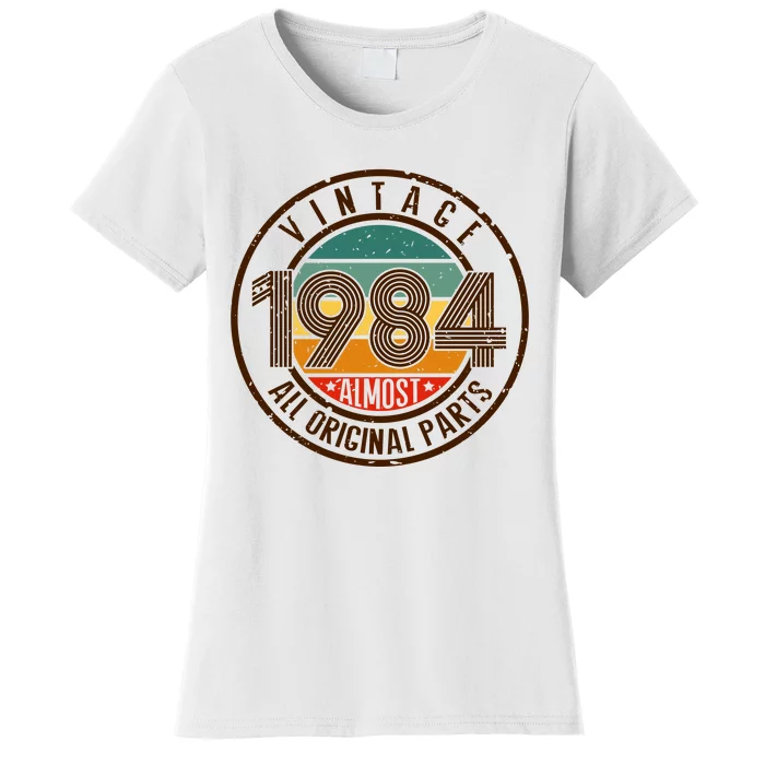 Vintage 1984 All Original Parts Vintage Birthday Gift Idea Women's T-Shirt