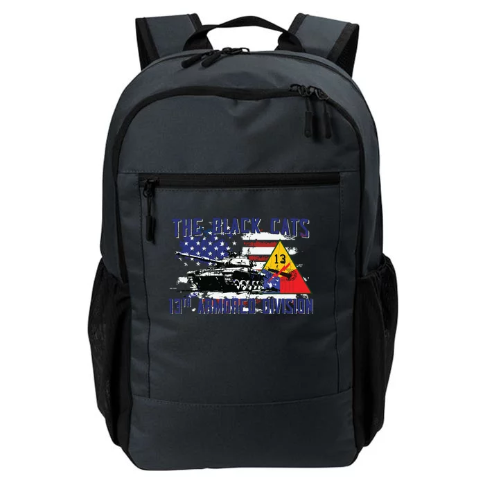 Veteran 13th Armored Division The Black Cats Vintage Gifts Daily Commute Backpack