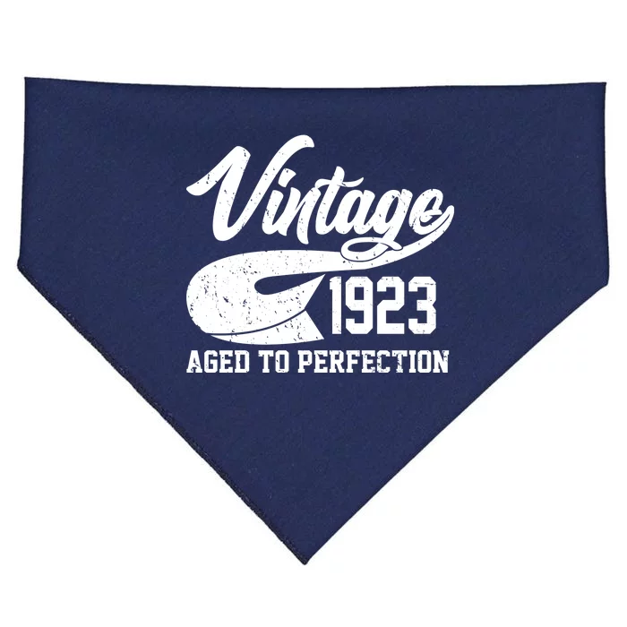 Vintage 1923 Aged To Perfection 100th Birthday USA-Made Doggie Bandana