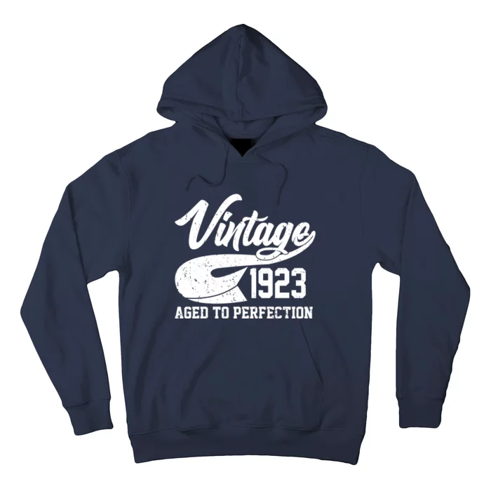 Vintage 1923 Aged To Perfection 100th Birthday Hoodie