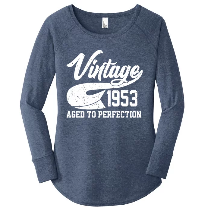 Vintage 1953 Aged To Perfection 70th Birthday Women's Perfect Tri Tunic Long Sleeve Shirt