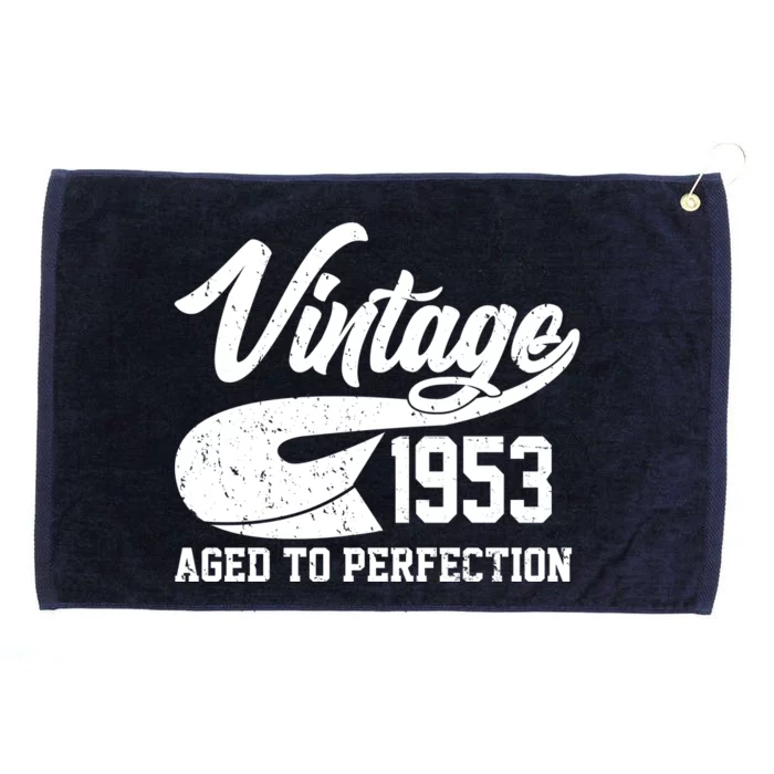 Vintage 1953 Aged To Perfection 70th Birthday Grommeted Golf Towel