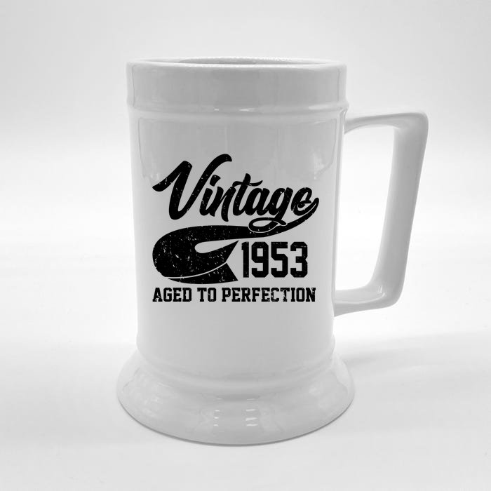 Vintage 1953 Aged To Perfection 70th Birthday Front & Back Beer Stein