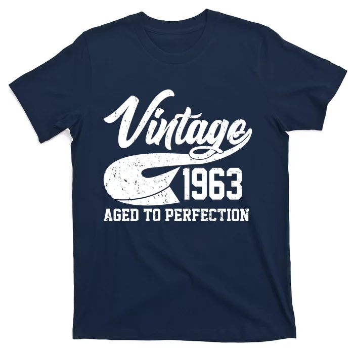 Vintage 1963 Aged To Perfection 60th Birthday T-Shirt