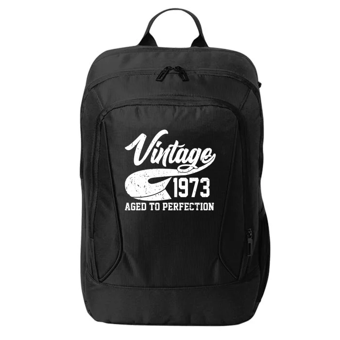 Vintage 1973 Aged To Perfection 50th Birthday City Backpack