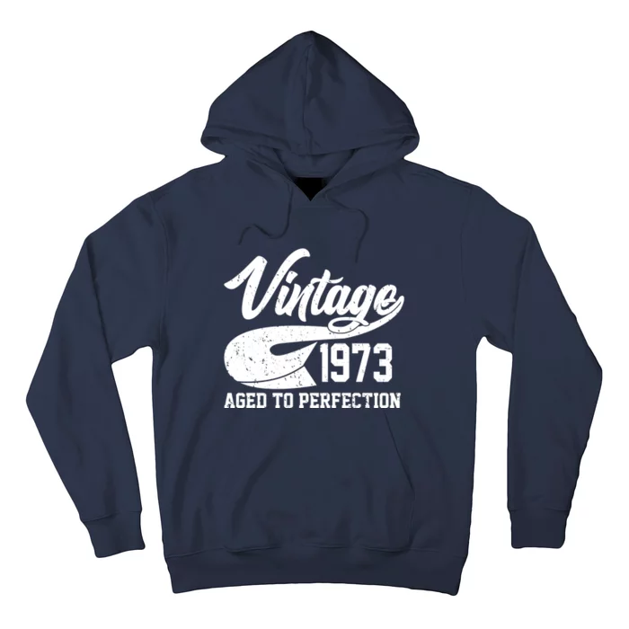 Vintage 1973 Aged To Perfection 50th Birthday Hoodie