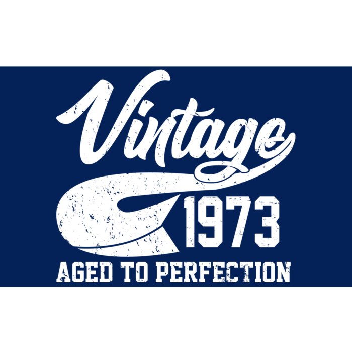 Vintage 1973 Aged To Perfection 50th Birthday Bumper Sticker