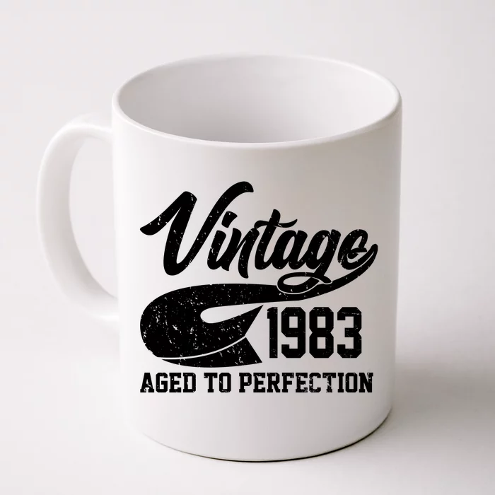 Vintage 1983 Aged To Perfection 40th Birthday Front & Back Coffee Mug