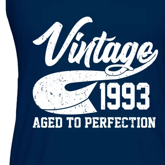 Vintage 1993 Aged To Perfection 30th Birthday Ladies Essential Flowy Tank