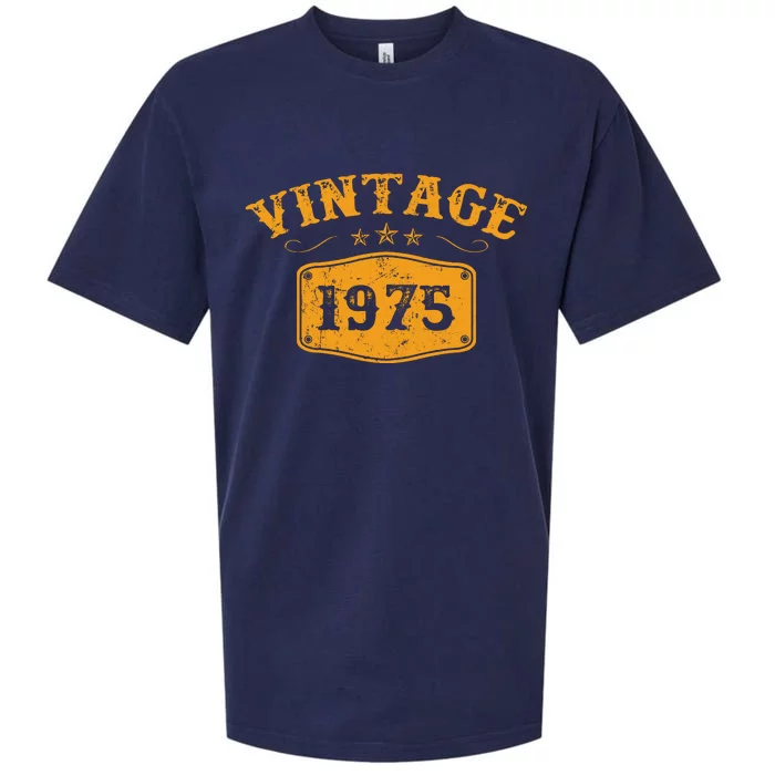 Vintage 1975 Birthday Gifts Sueded Cloud Jersey T-Shirt