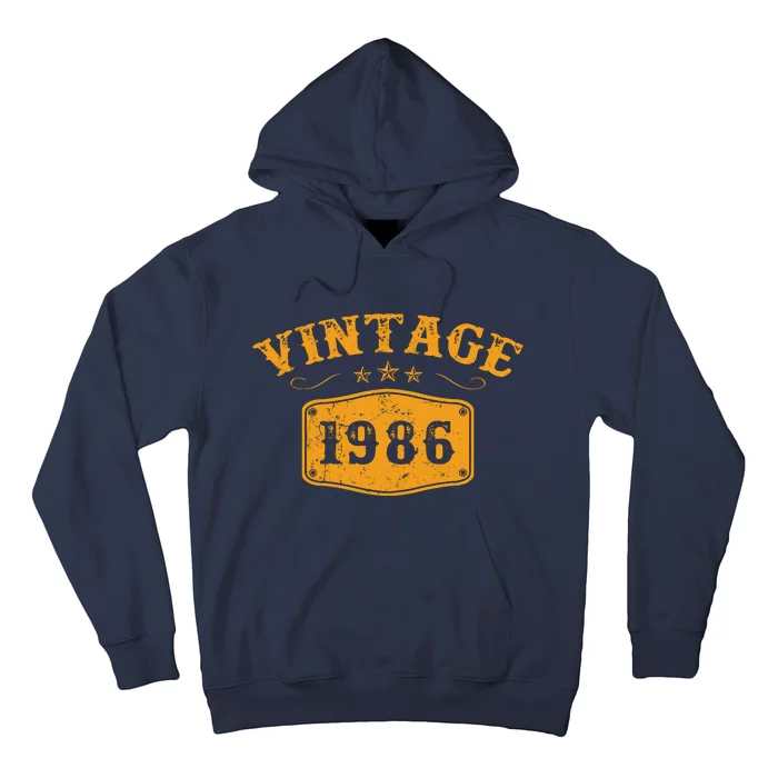 Vintage 1986 Birthday Gifts Hoodie