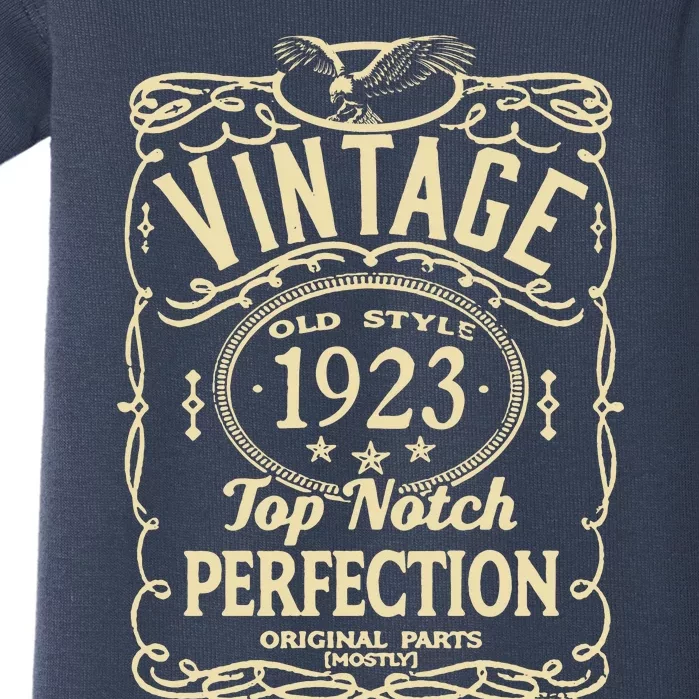 Vintage 100th Birthday top notch 1923 Baby Bodysuit