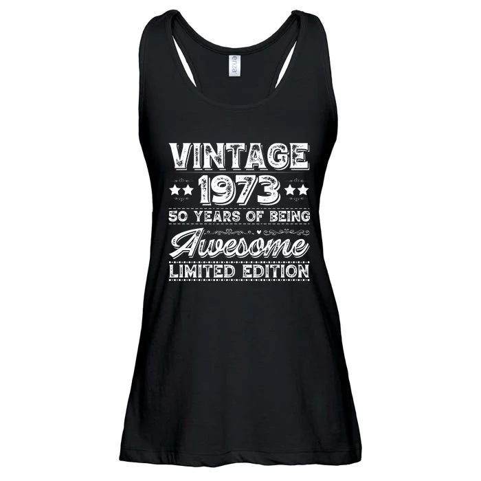 Vintage 1973 Being Awesome Limited Ladies Essential Flowy Tank