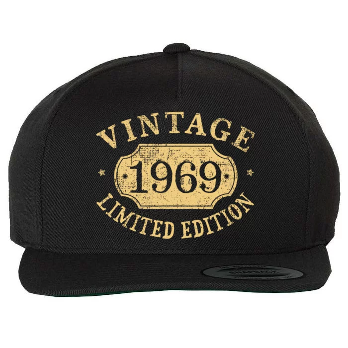 Vintage 1969 Birthday 53rd Limited Edition Wool Snapback Cap