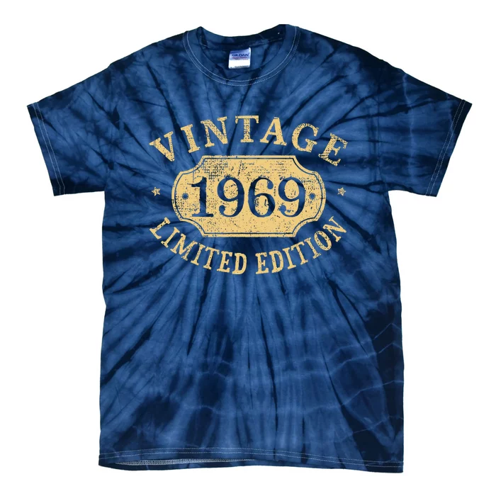 Vintage 1969 Birthday 53rd Limited Edition Tie-Dye T-Shirt