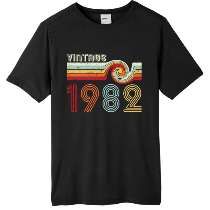 Vintage 1982 Birthday ChromaSoft Performance T-Shirt