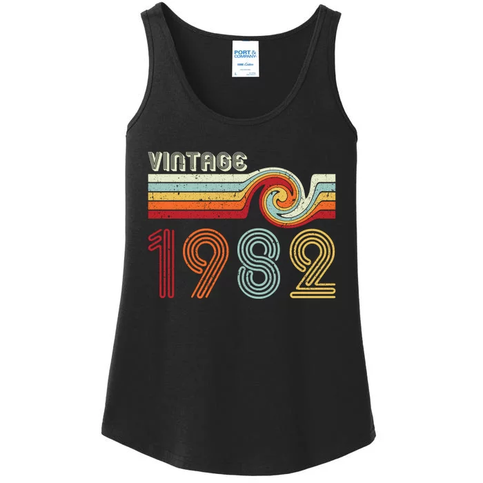 Vintage 1982 Birthday Ladies Essential Tank