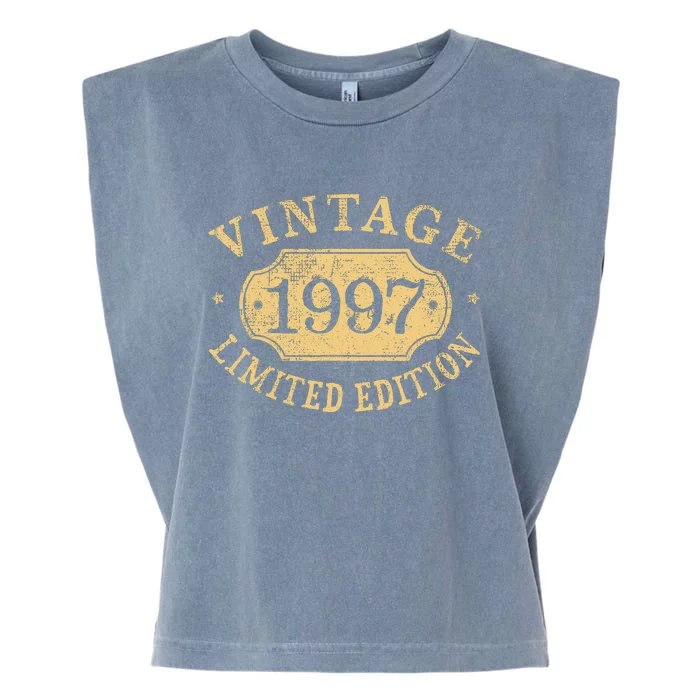 Vintage 1997 Birthday 25th Limited Edition Garment-Dyed Women's Muscle Tee