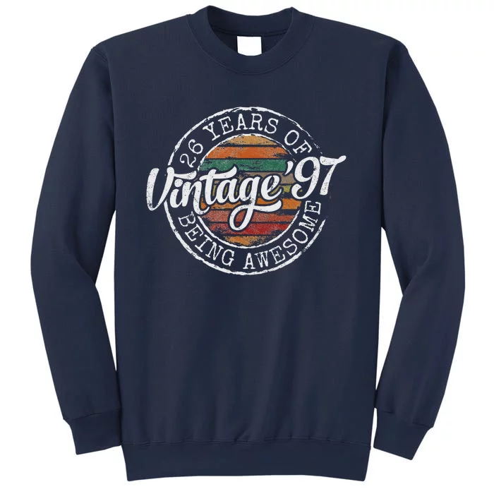 Vintage 1997 Bday Stamp 26th Birthday Gifts 26 Year Old Sweatshirt