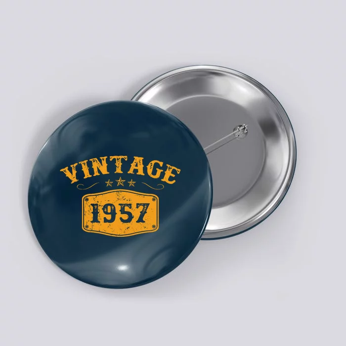 Vintage 1957 Birthday Gifts Button