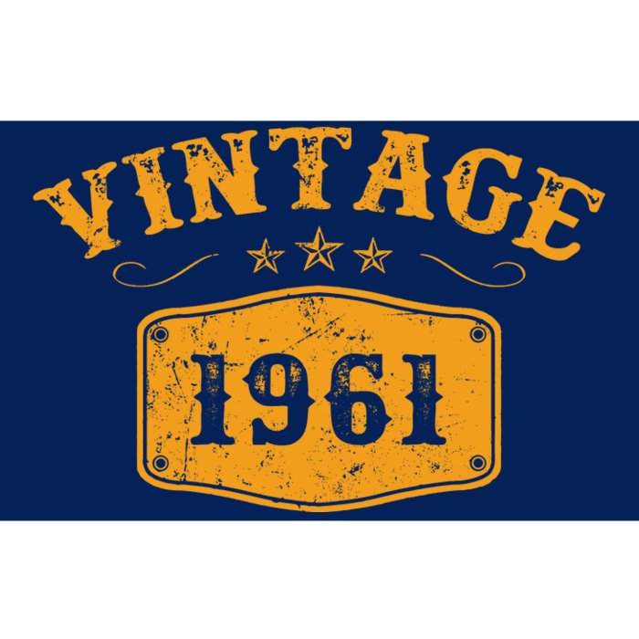 Vintage 1961 Birthday Gifts Bumper Sticker