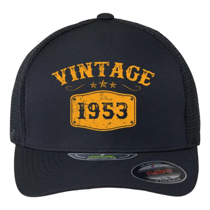 Vintage 1953 Birthday Gifts Flexfit Unipanel Trucker Cap