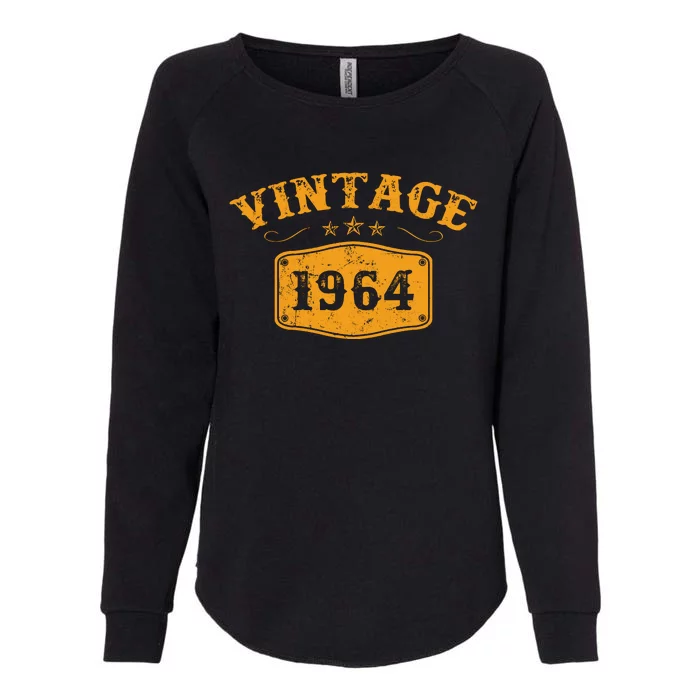 Vintage 1964 Birthday Gifts Womens California Wash Sweatshirt