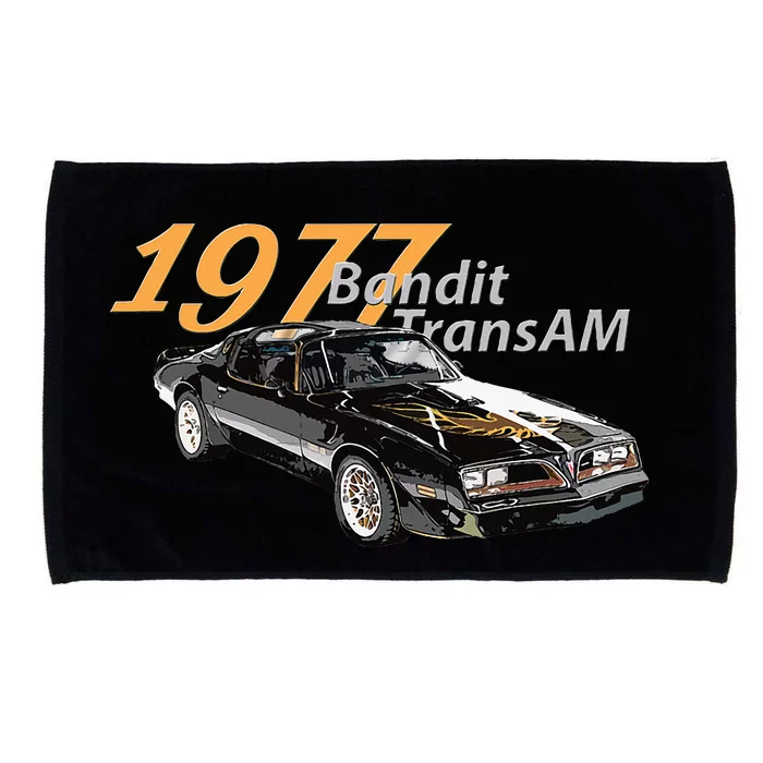 Vintage 1977 Bandit Am Muscle Cars 1970s Microfiber Hand Towel