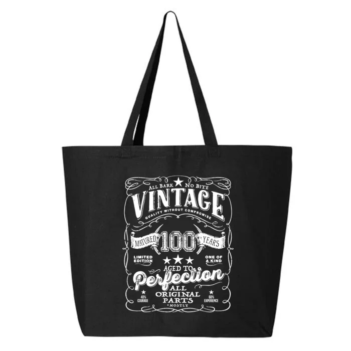 Vintage 100th Birthday Perfection Original Part 1923 25L Jumbo Tote